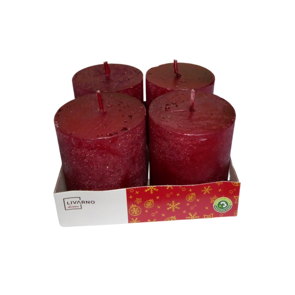 Pack de 4 Velas Navidad - Imagen 2