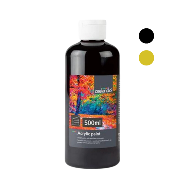 Pintura Acrílica Al Agua 500 ml