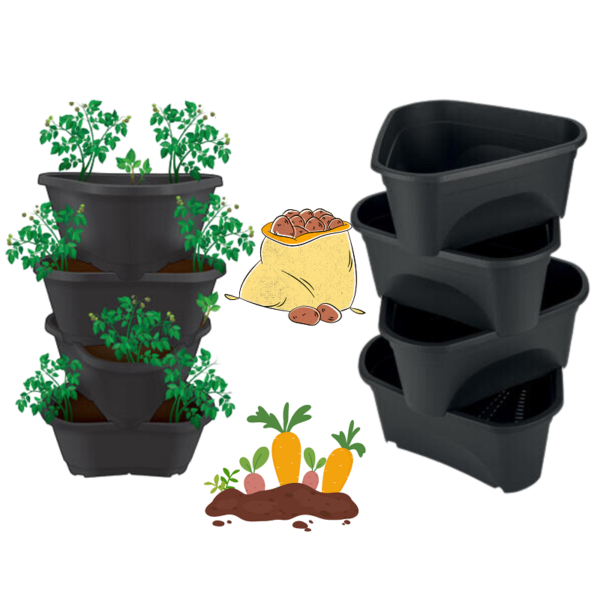 Set Maceteros Para Jardín, Verduras y Hierbas - Imagen 2