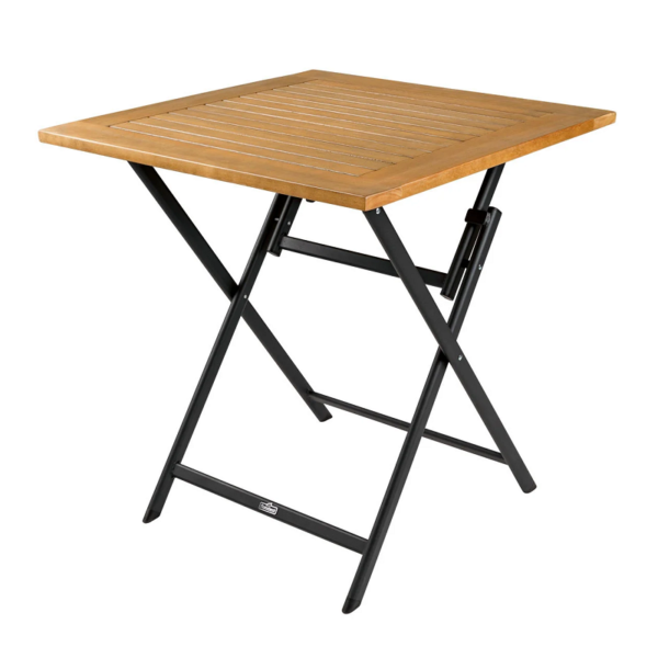 Mesa de Madera y Aluminio Plegable