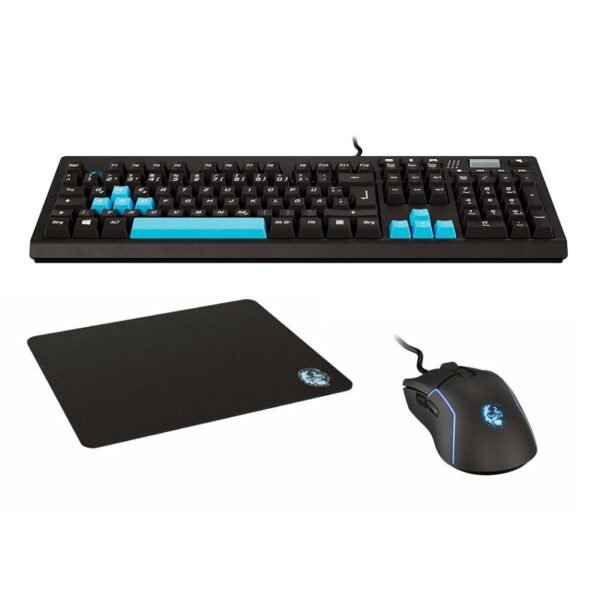 Gaming Set, Con Teclado, Ratón y Alfombrilla